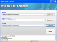 MSI to EXE Compiler screenshot